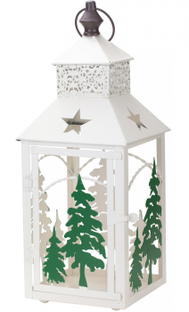 Набор из двух фонарей под свечи Xmas 25X25X67 / 18X18X47 CM