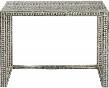 Консоль украшенная раковинами устриц Mira 90X30X79 CM