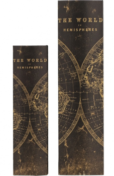 Набор шкатулок в виде книг World 27X7X33 / 25X5X25 CM