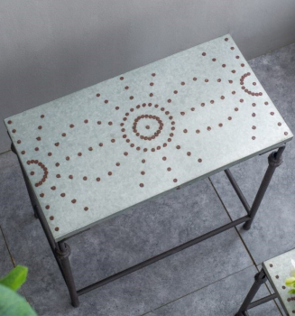 Комплект из трёх столиков Yalwa 61X36X66 / 55X29X59 / 48X23X50 CM
