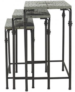 Комплект из трёх столиков Yalwa 61X36X66 / 55X29X59 / 48X23X50 CM
