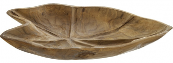 Декоративная чаша из тика Abi 40X28X6 CM
