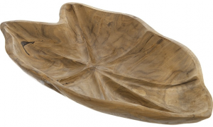 Декоративная чаша из тика Abi 40X28X6 CM