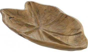 Декоративная чаша из тика Abi 40X28X6 CM