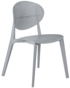 Стул Luna 53X56X83 CM серый