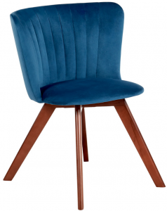 Стул Bella 60X55X83 CM синего цвета