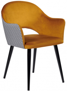 Стул Bruno 57X61X78 CM горчичного цвета