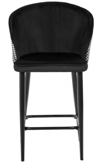 Стул полубарный Paola 59X56X98 CM чёрный 2