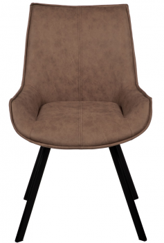 Стул Soft 56X58X88 CM коричневый