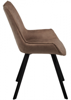 Стул Soft 56X58X88 CM коричневый