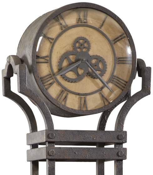 Напольные часы в стиле стимпанк Hourglass 47X44X197 CM 3