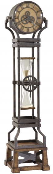 Напольные часы в стиле стимпанк Hourglass 47X44X197 CM 1