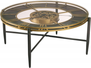 Столик с часами Mayer 107X107X46 CM