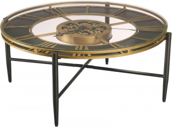 Столик с часами Mayer 107X107X46 CM