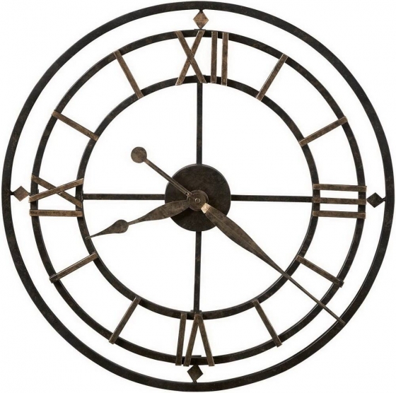 Часы из железа в античном стиле York Station Ø54 CM 1
