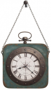 Настенные часы в винтажном стиле Windrose 44X89 CM
