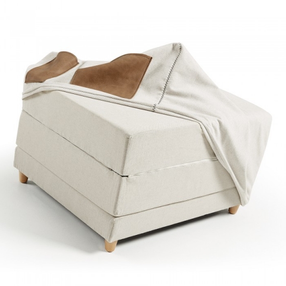 Пуф кровать Kos 70X60-180X45 CM серый 3