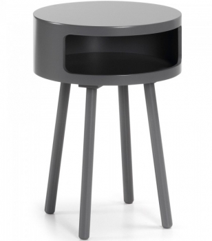 Столик Kurb B 40X40X56 CM тёмно серый