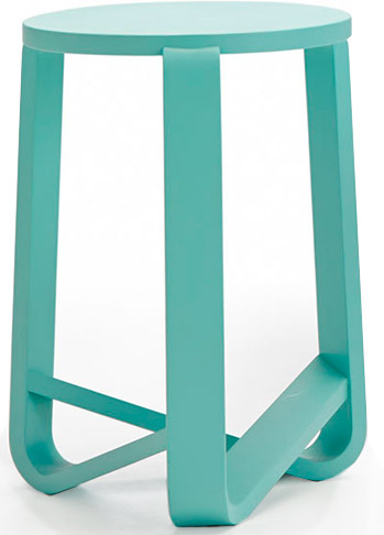 Табурет Jo 45X36X36 CM бирюзовый 1