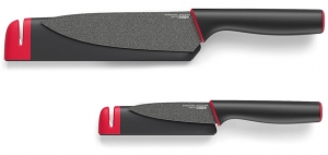 Набор из 2 ножей в чехлах со встроенной ножеточкой Slice&Sharpen 9 / 15 CM