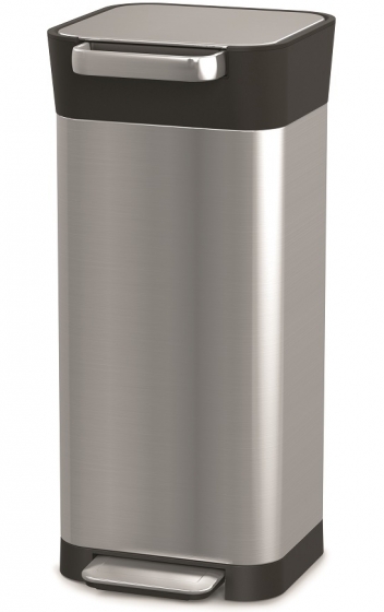 Контейнер для мусора с прессом Titan 20 L нержавеющая сталь 1