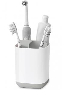 Органайзер для зубных щеток easystore белый-серый