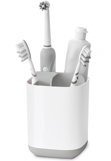 Органайзер для зубных щеток easystore белый-серый 1