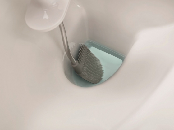 Набор держатель для туалетной бумаги с подносом easystore + ёршик для унитаза flex™ 9