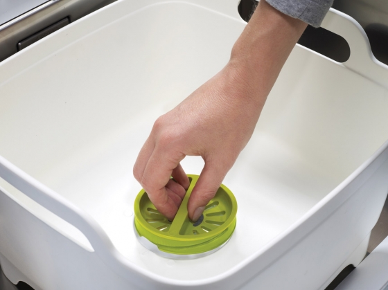 Контейнер для мытья посуды wash&drain™ белый 4