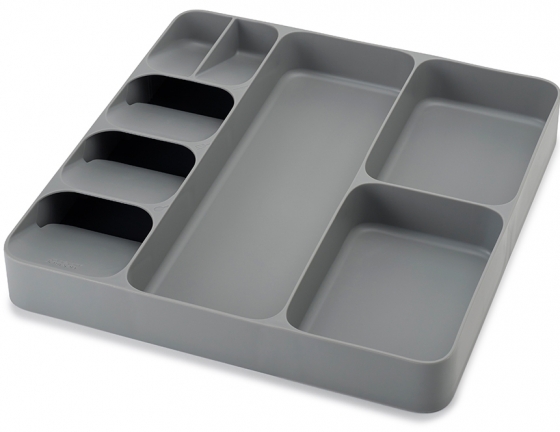 Органайзер для столовых приборов и кухонной утвари Drawerstore серый 1