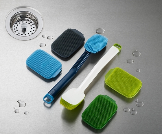 Набор из 2 щеток для мытья посуды Cleantech синий 5