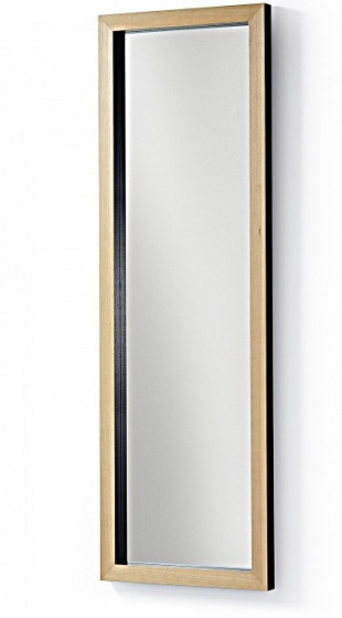 Зеркало в скандинавском стиле Drop 48X148 CM чёрная рама 1