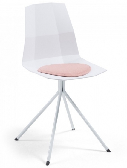 Подушка для стула круглая Stick Ø35 CM розовая 3