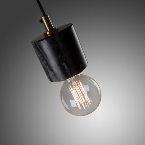Подвесной светильник мраморный Calpac 11X7X7 CM черный 3