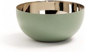 Декоративная чаша Bubble Bowl 7X15X15 CM светло зелёная