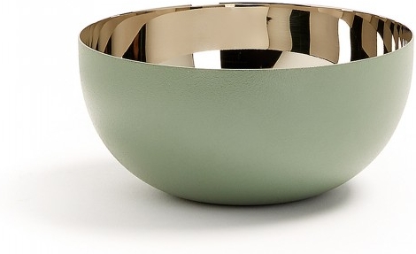 Декоративная чаша Bubble Bowl 7X15X15 CM светло зелёная 1