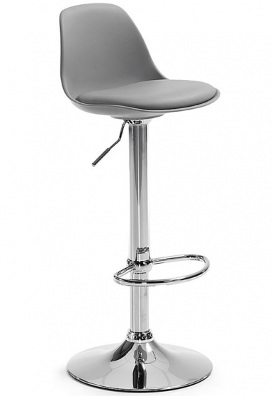 Барный стул Orlando 82-104X39X40 CM серый 1