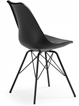 Стильный стул Lars 86X48X56 CM черный