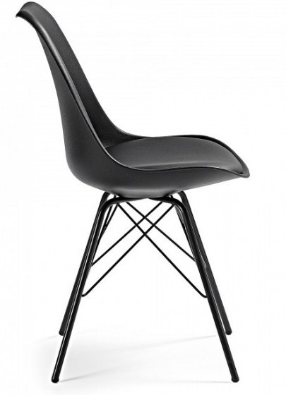Стильный стул Lars 86X48X56 CM черный 2