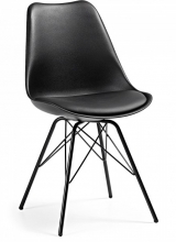 Стильный стул Lars 86X48X56 CM черный