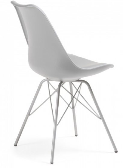 Стильный стул Lars 86X48X56 CM серый 3