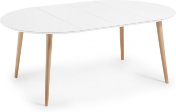 Раздвижной круглый стол Oakland 120-200X120X74 CM