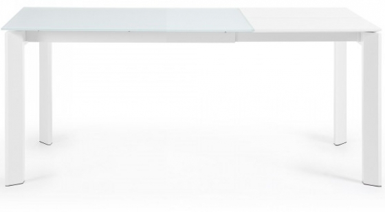Раскладной стеклянный стол Atta 120-180X80X76 CM 4