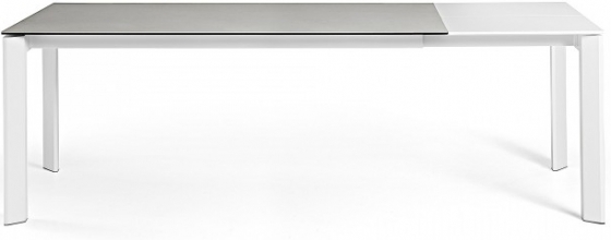 Раскладной стол Atta 140-200X90X76 CM с керамической светло серой столешницей 4