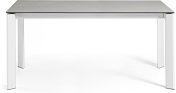 Раскладной стол Atta 140-200X90X76 CM с керамической светло серой столешницей