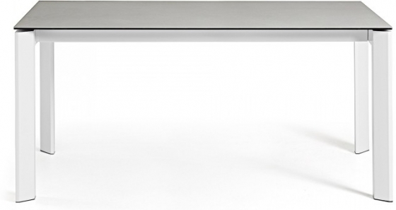 Раскладной стол Atta 140-200X90X76 CM с керамической светло серой столешницей 3