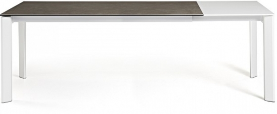 Раскладной стол Atta 140-200X90X76 CM с керамической коричневой столешницей 4