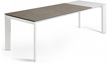 Раскладной стол Atta 140-200X90X76 CM с керамической коричневой столешницей