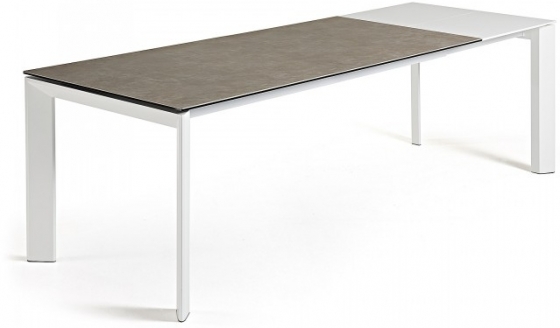 Раскладной стол Atta 140-200X90X76 CM с керамической коричневой столешницей 2
