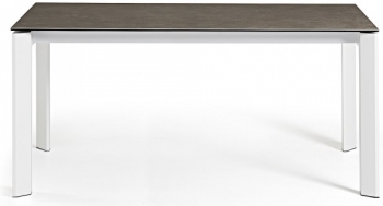 Раскладной стол Atta 140-200X90X76 CM с керамической коричневой столешницей